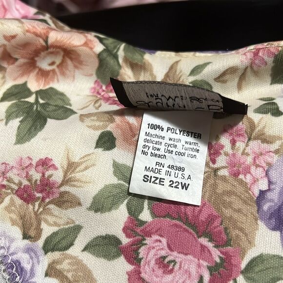 Vintage 2 piece dress ensemble. Size 22W - Picture 9 of 11